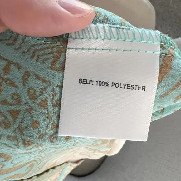 Rose & Olive Pink and Teal Women's Top - Picture 8 of 8